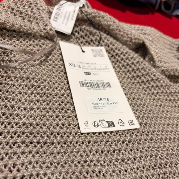 🌙 RACK Zara asymmetrical sweater - Picture 3 of 3